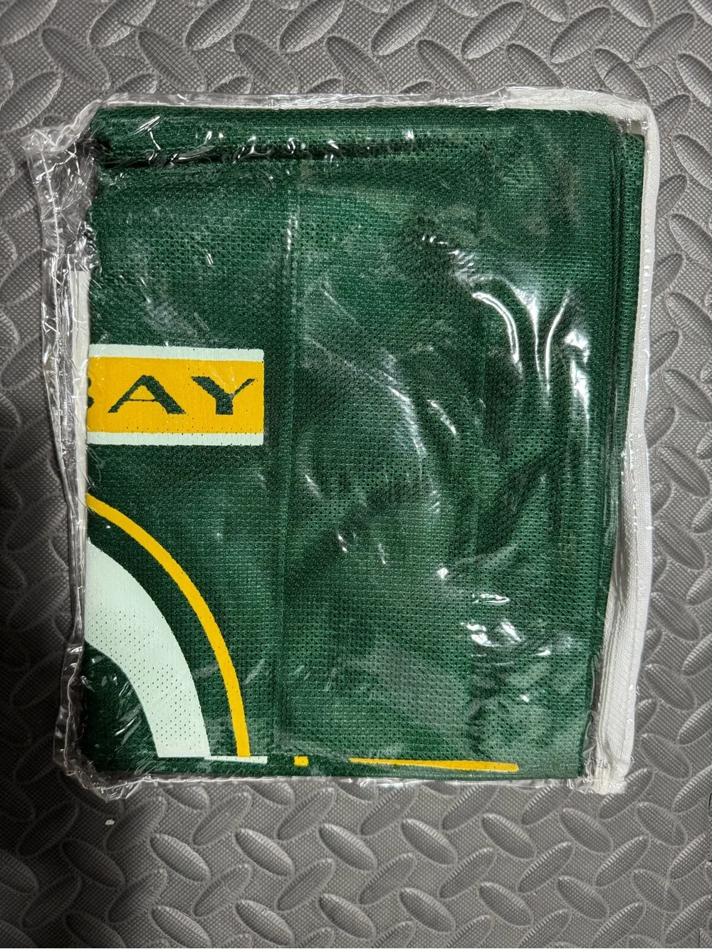 Vintage Green Bay Packers NFL Jersey Valance Curtains 88x14 Set of 2 NOS